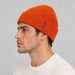 The Mountain Studio Wool Rib Beanie in Rooibos — rooibos — mens side