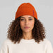 The Mountain Studio Wool Rib Beanie in Rooibos — rooibos — womens front
