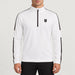 Toni Sailer mens Connor Half Zip in Bright White – model front