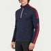 Toni Sailer mens Connor Half Zip in Midnight – model side