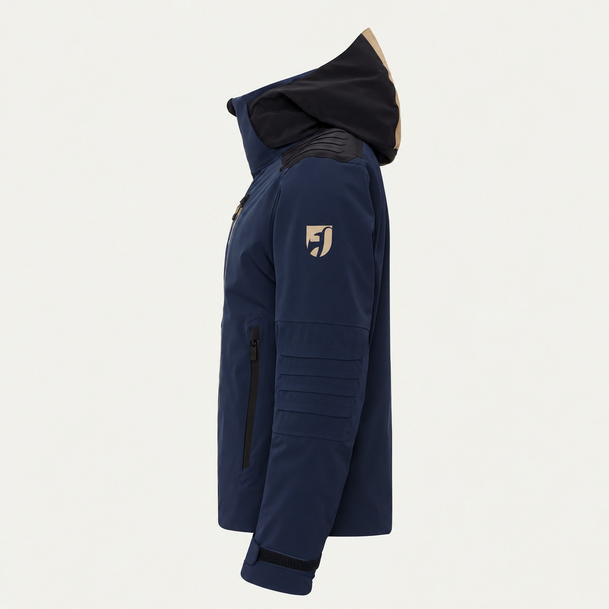 Toni Sailer men's Emil ski jacket in Midnight – side