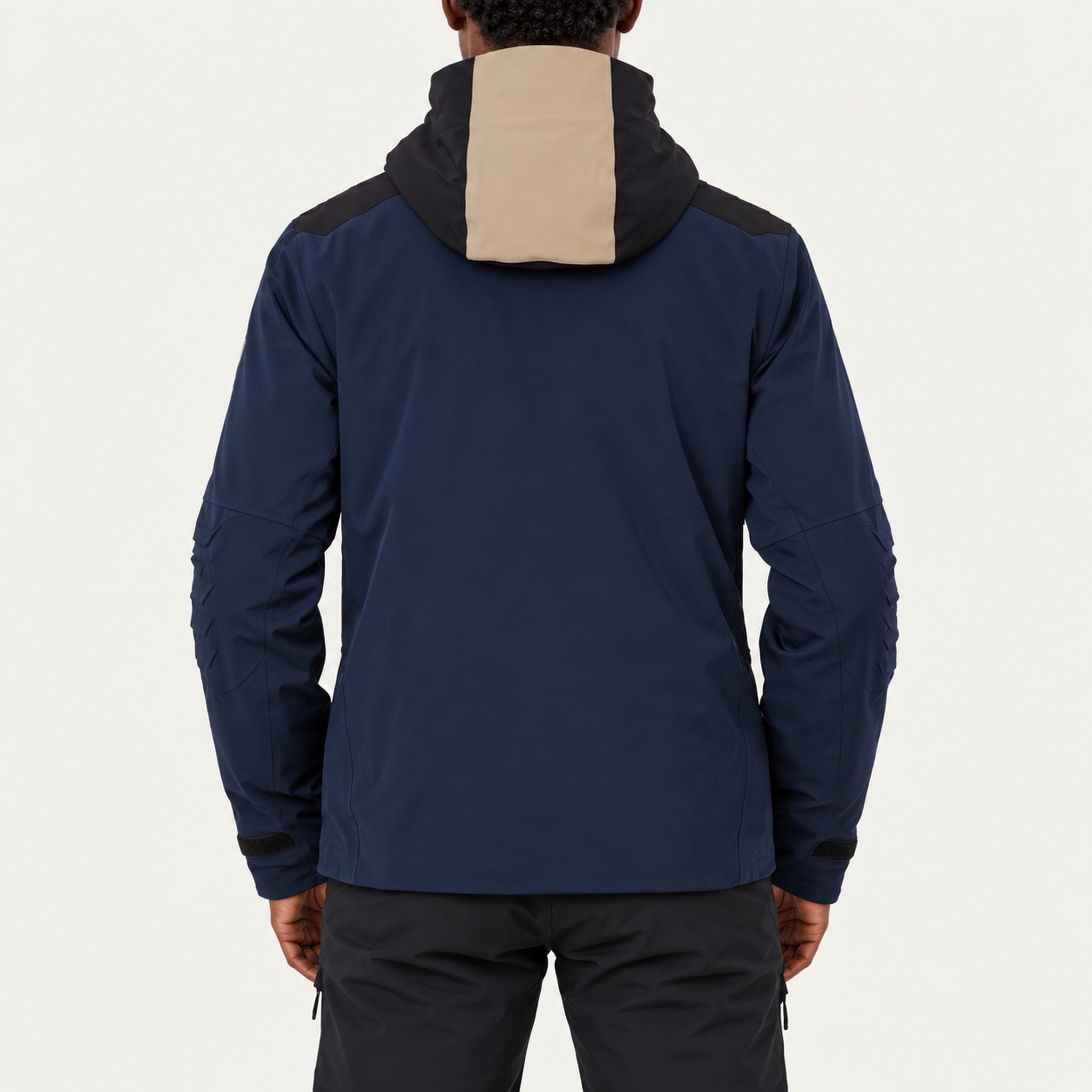 Toni Sailer men's Emil ski jacket in Midnight – model back