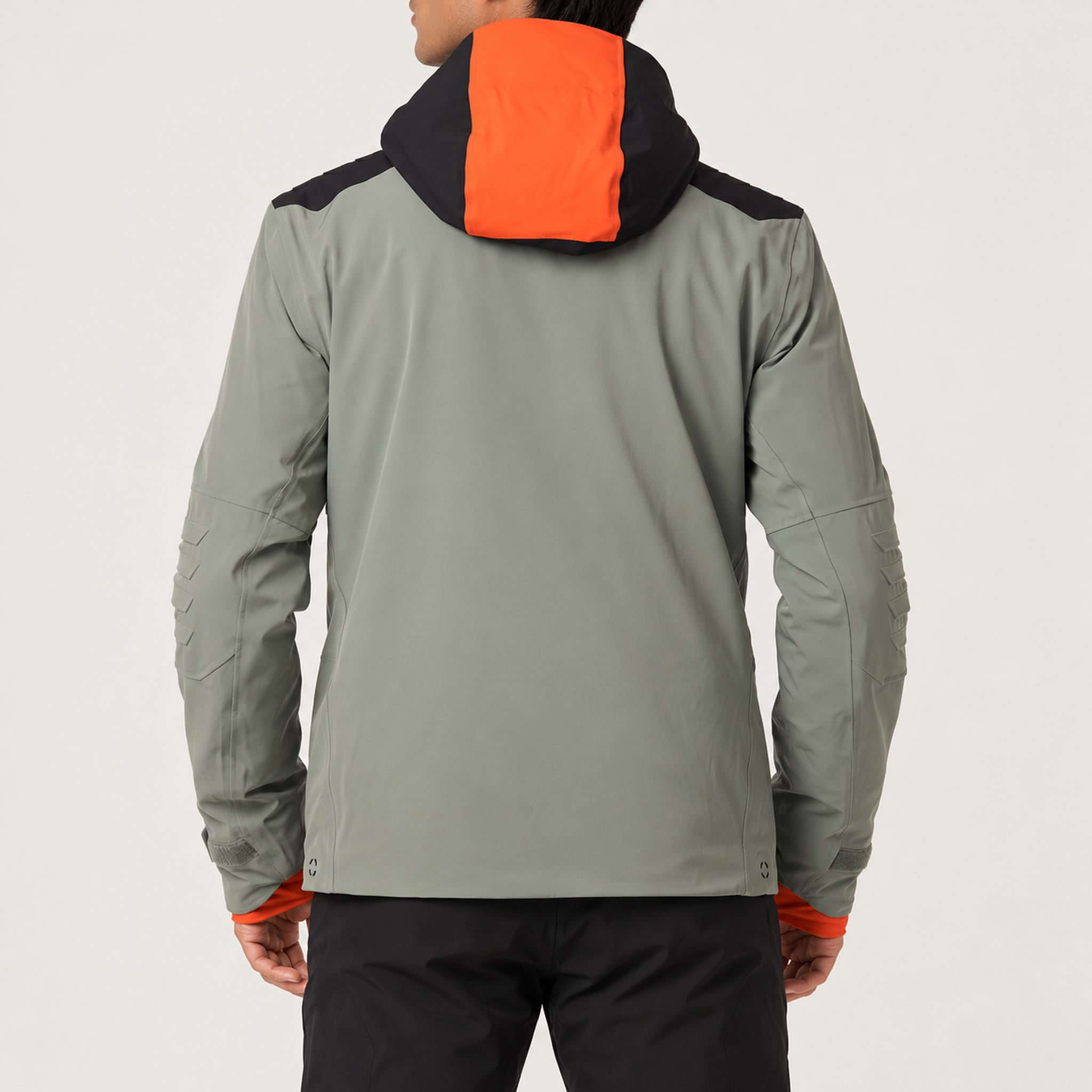 Toni Sailer mens Emil Ski Jacket in Mineral Green – model back