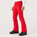 Toni Sailer mens Will Ski Pants in Signal Red – model side