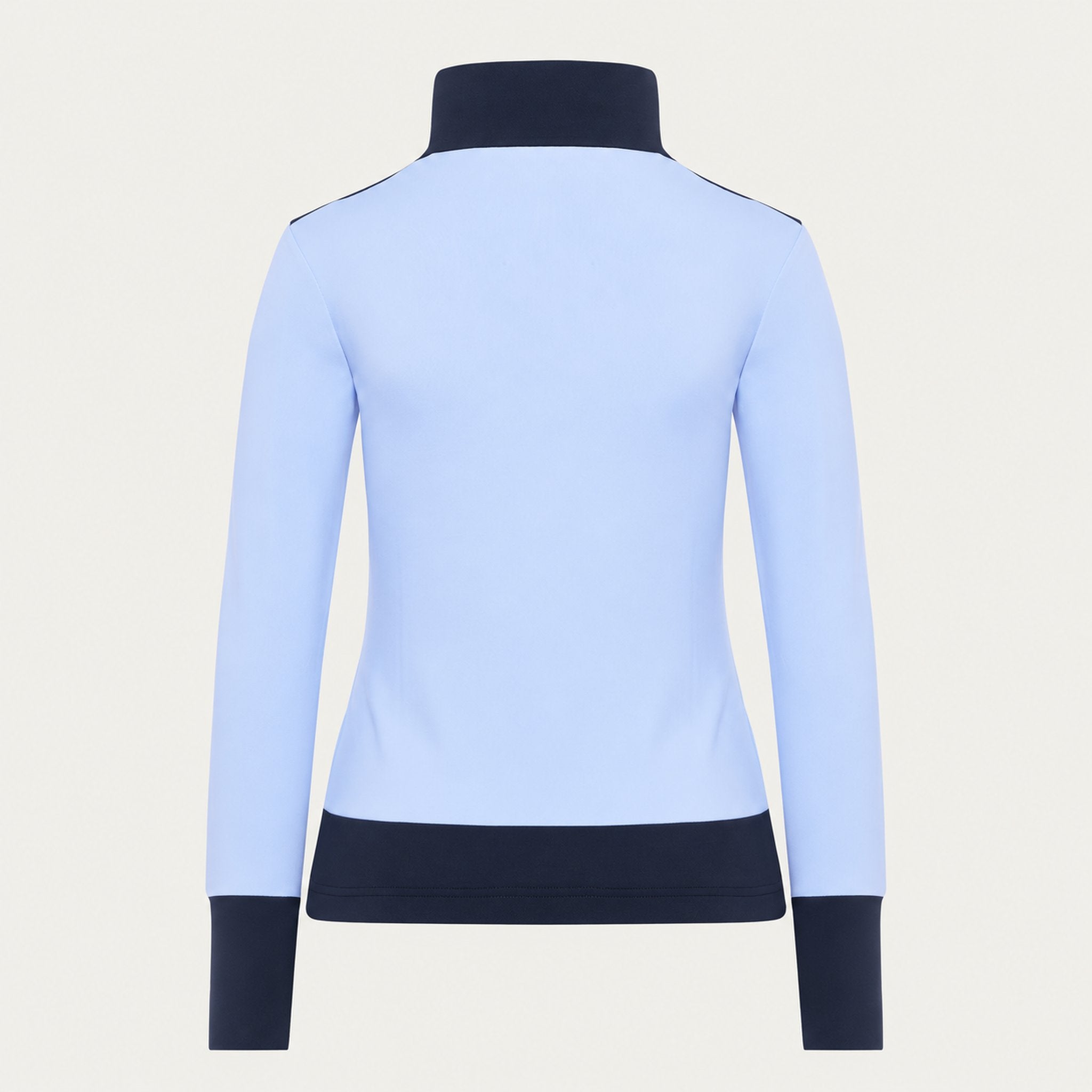 Toni Sailer womens Marylou Half Zip in Blue – back