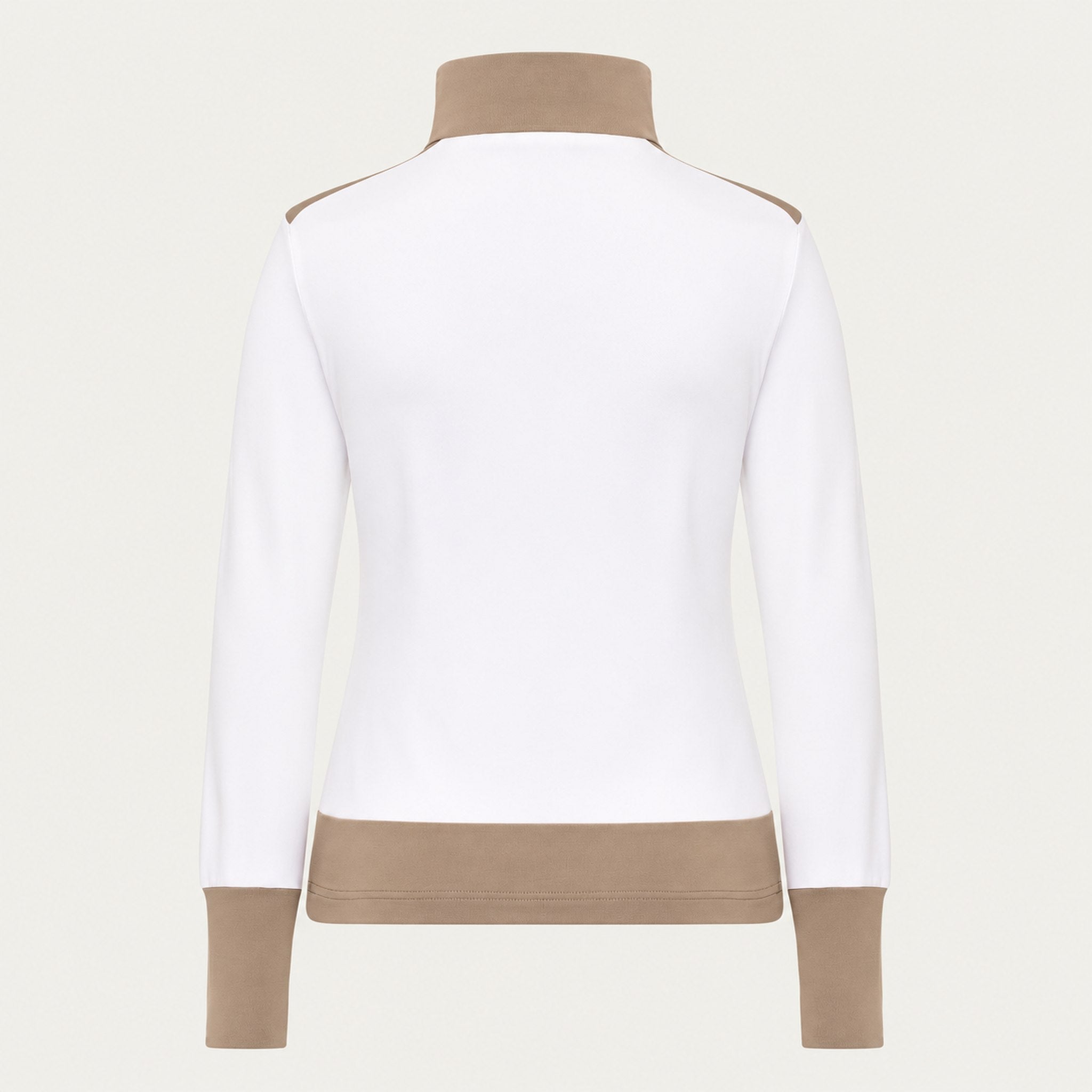 Toni Sailer womens Marylou Half Zip in White – back