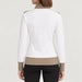 Toni Sailer womens Marylou Half Zip in White – model back