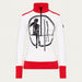 Toni Sailer womens Marylou Half Zip in White/Red – front