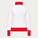 Toni Sailer womens Marylou Half Zip in White/Red – back