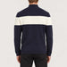 Holmenkollen Zipup Sweater in Navy blue — 04 model back