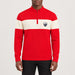 Holmenkollen Zipup Sweater in Red — 03 model front