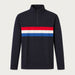 Ski Zipup Sweater in Flag — 01 front