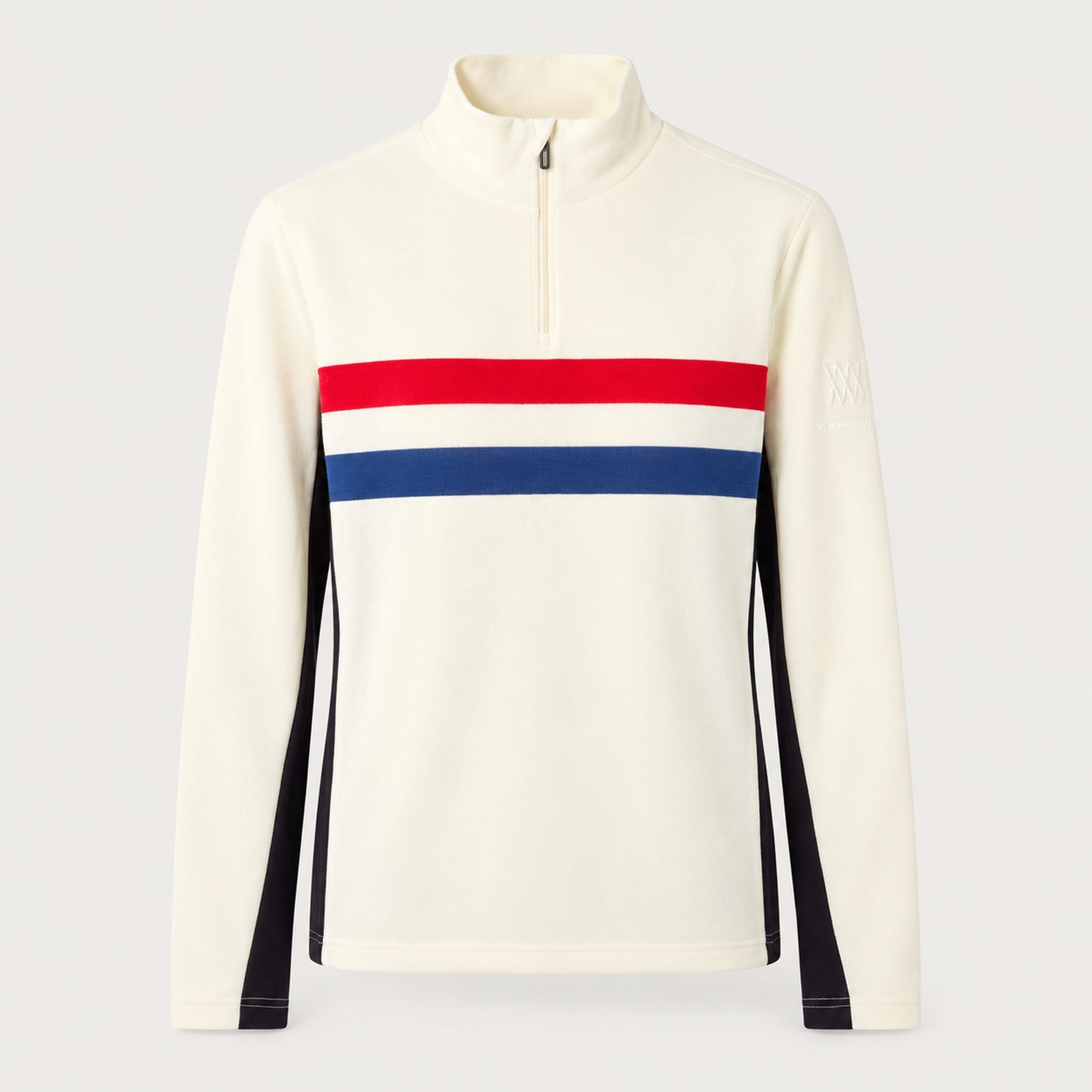 Ski Zipup Sweater in Off White — 01 front
