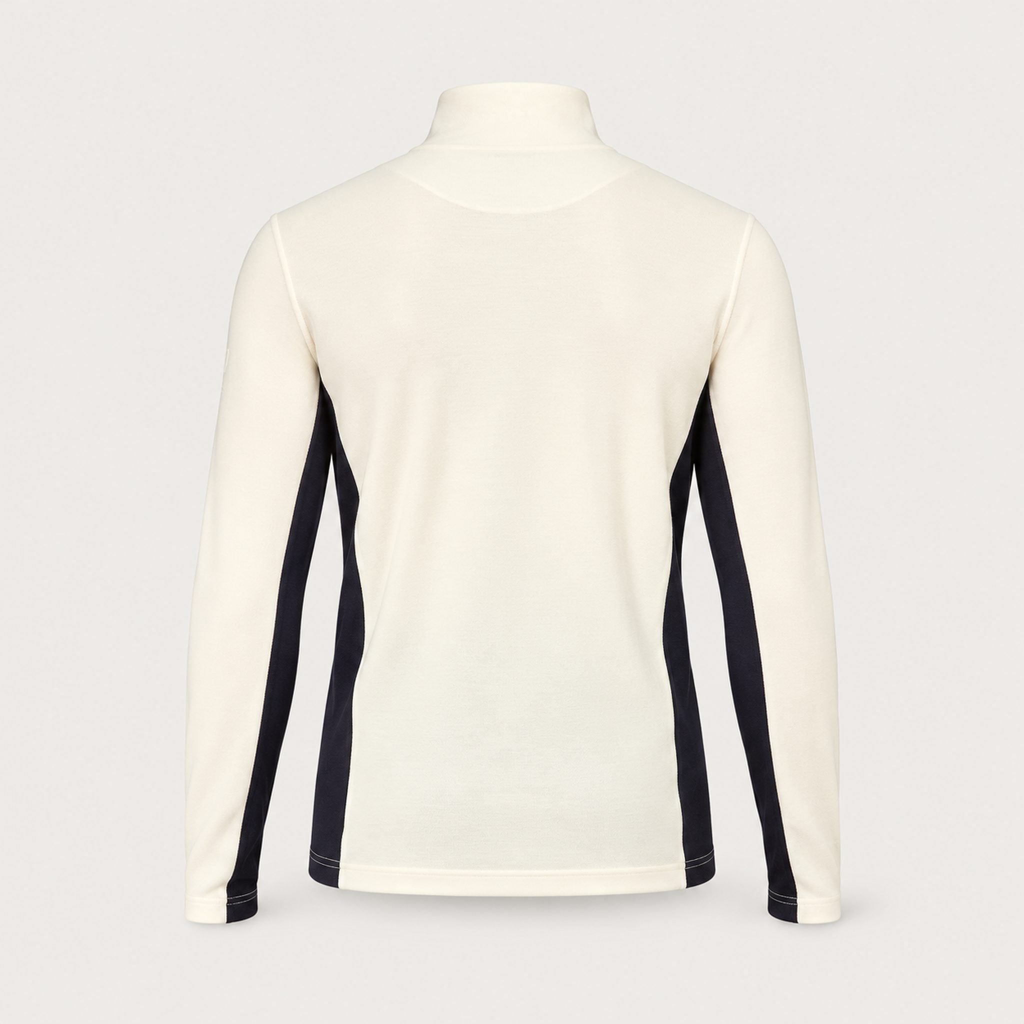 Ski Zipup Sweater in Off White — 02 back