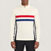 Ski Zipup Sweater in Off White — 03 model front