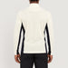 Ski Zipup Sweater in Off White — 04 model back