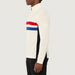 Ski Zipup Sweater in Off White — 05 model side