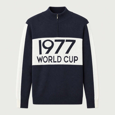 World Cup Sweater in Dark Blue — 01 front