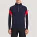 Zermatt Zipup Sweater in Flag — 03 model front