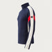 Zermatt Zipup Sweater in Flag — 06 side