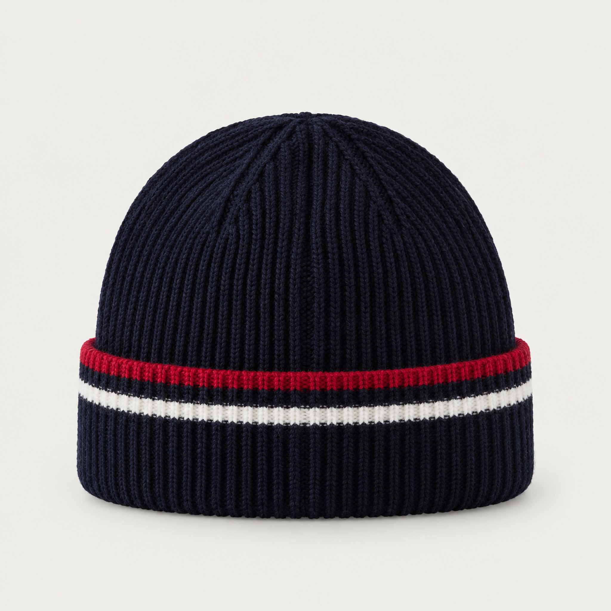 Fjell Beanie in Navy blue — 02 back