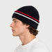 Fjell Beanie in Navy blue — 05 mens side