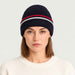 Fjell Beanie in Navy blue — 06 womens front