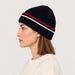 Fjell Beanie in Navy blue — 08 womens side