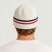 Fjell Beanie in Off White — 04 mens back