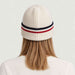 Fjell Beanie in Off White — 07 womens back