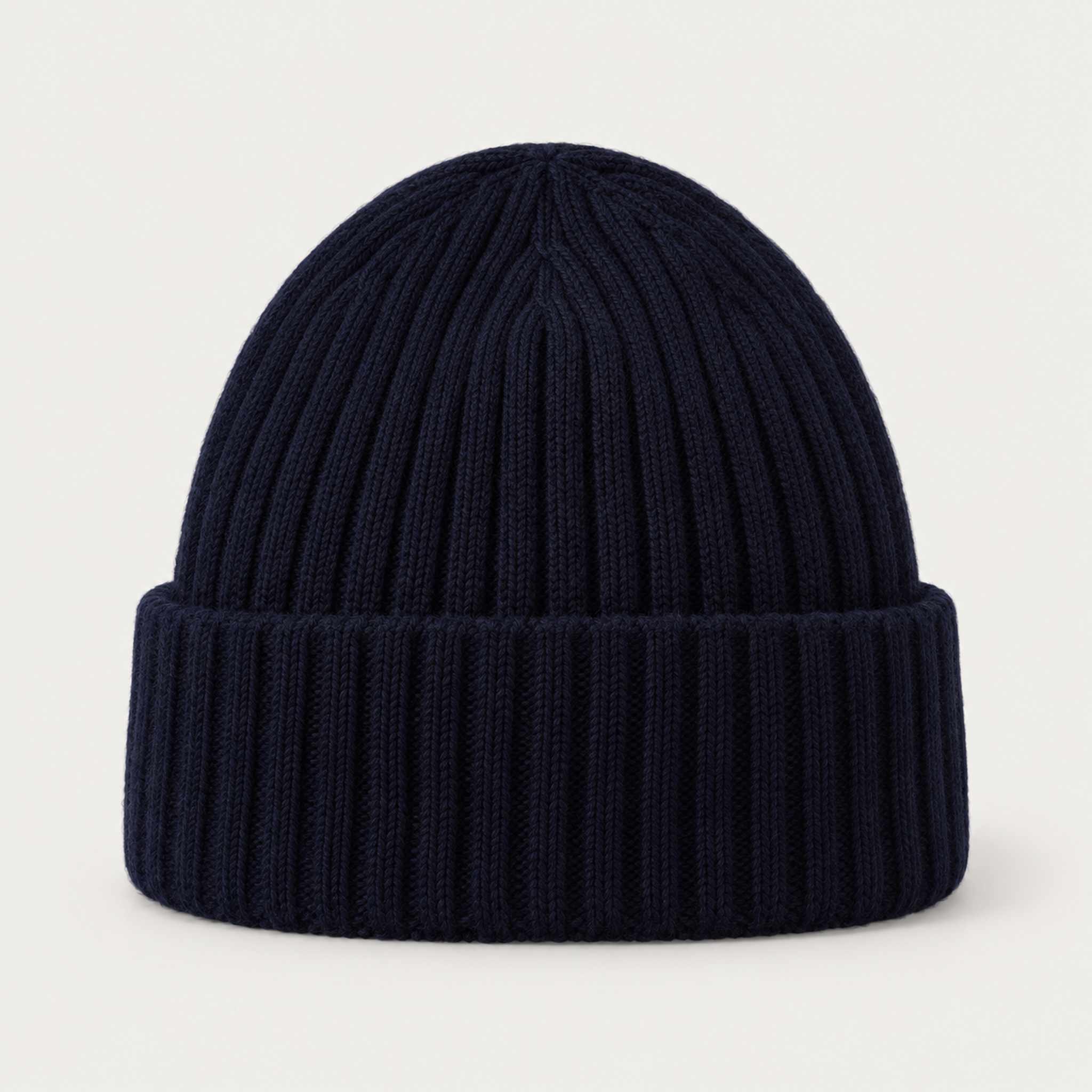 Geilo Beanie in Navy blue — 02 back