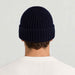 Geilo Beanie in Navy blue — 04 mens back