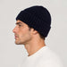 Geilo Beanie in Navy blue — 05 mens side
