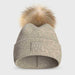 Geilo Pompom Beanie in Beige — 01 front