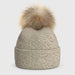 Geilo Pompom Beanie in Beige — 02 back