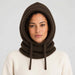 Norefjell Hood in Brown — 06 womens front