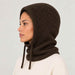 Norefjell Hood in Brown — 08 womens side