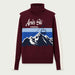 Afterski Sweater in Burgundy — 01 front