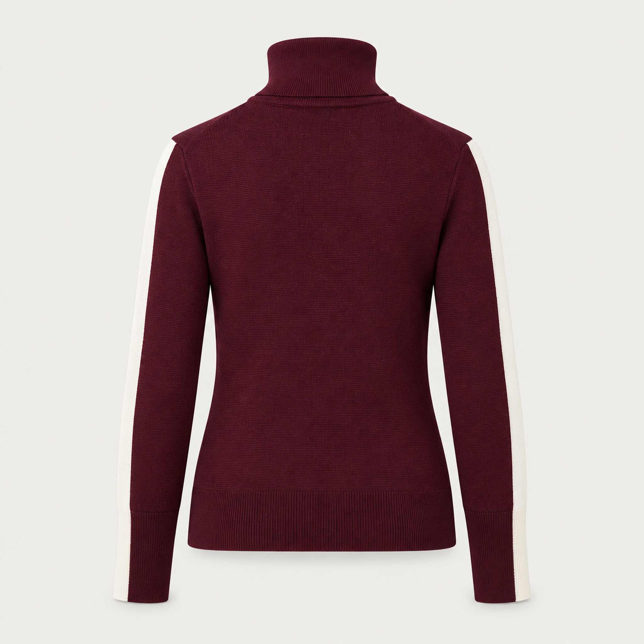 Afterski Sweater in Burgundy — 02 back