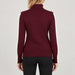Afterski Sweater in Burgundy — 04 model back
