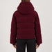 Britt Ski Jacket in Burgundy — 04 model back