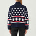 EMU Sweater in Navy blue — 04 model back
