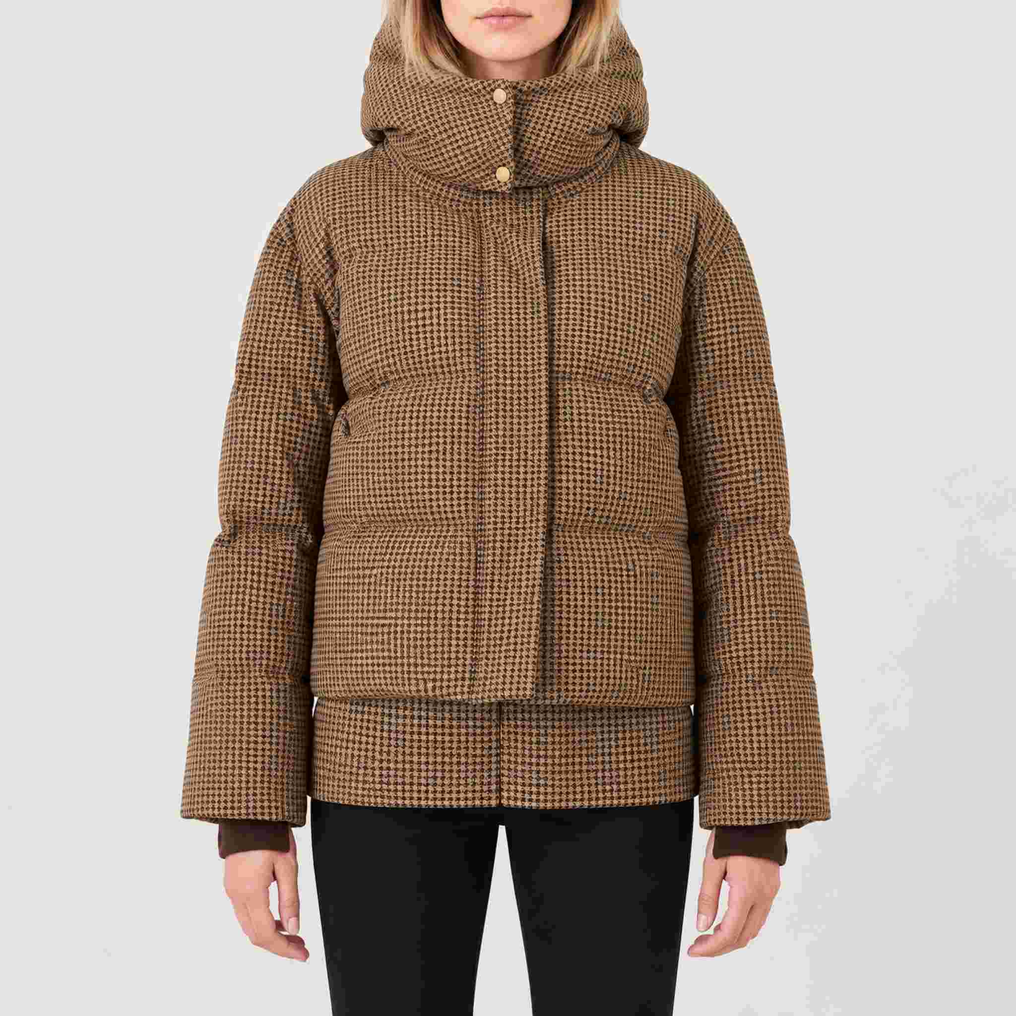 Glenshee Ski Jacket in Brown — 03 model front