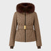 Glenshee Tailored Ski Jacket in Brown — 01 front