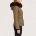 Glenshee Tailored Ski Jacket in Brown — 05 model side