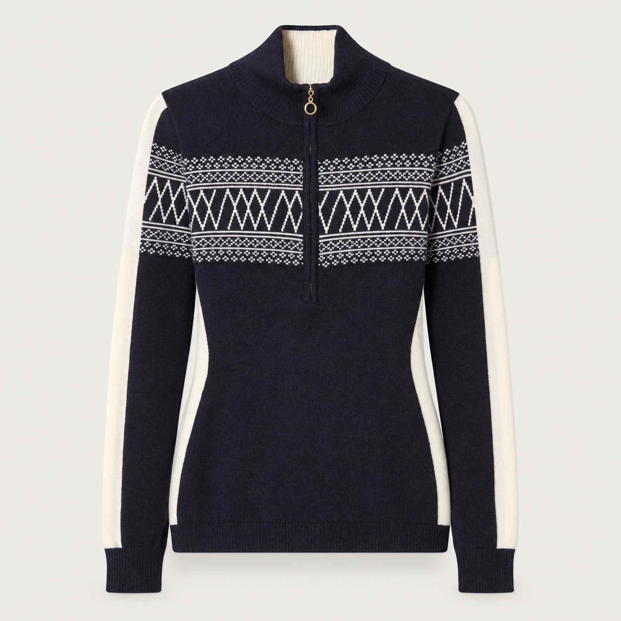 Signature Sweater in Navy blue — 01 front