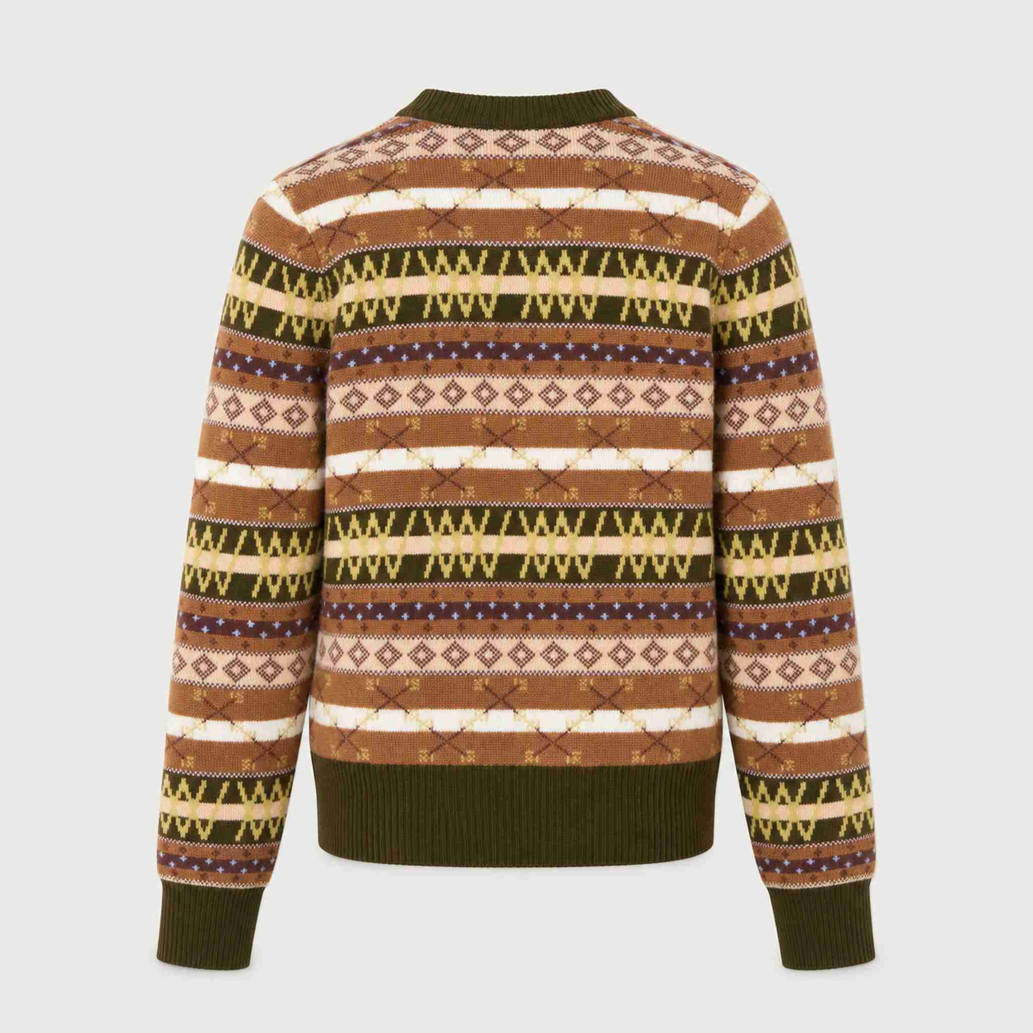 Skye Sweater in Olive Green — 02 back