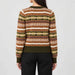 Skye Sweater in Olive Green — 04 model back