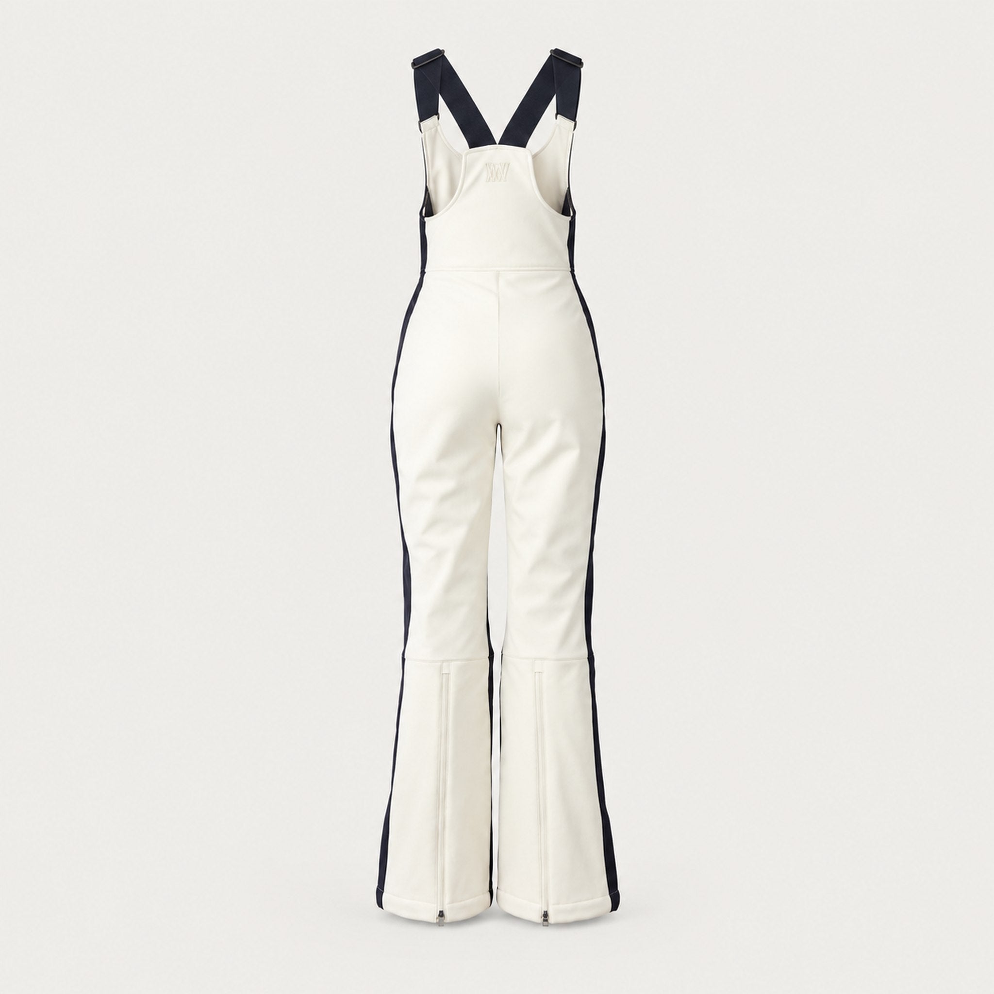 Solo Bib Pant in Off White — 02 back