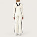Solo Bib Pant in Off White — 04 model back